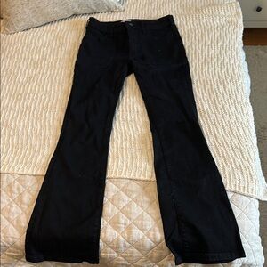 PILCRO Black Flared Jeans